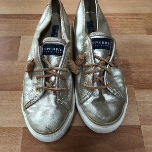 Sperry Top Sider Gold Sneaker